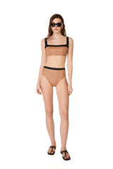 GEMMA BIKINI TOP HAND EMBROIDERED