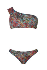 KEA PRINTED TOP HAND EMBROIDERED