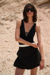 ZAIRA MINI SKIRT BLACK