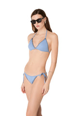 OCEAN BIKINI TOP HAND EMBROIDERED