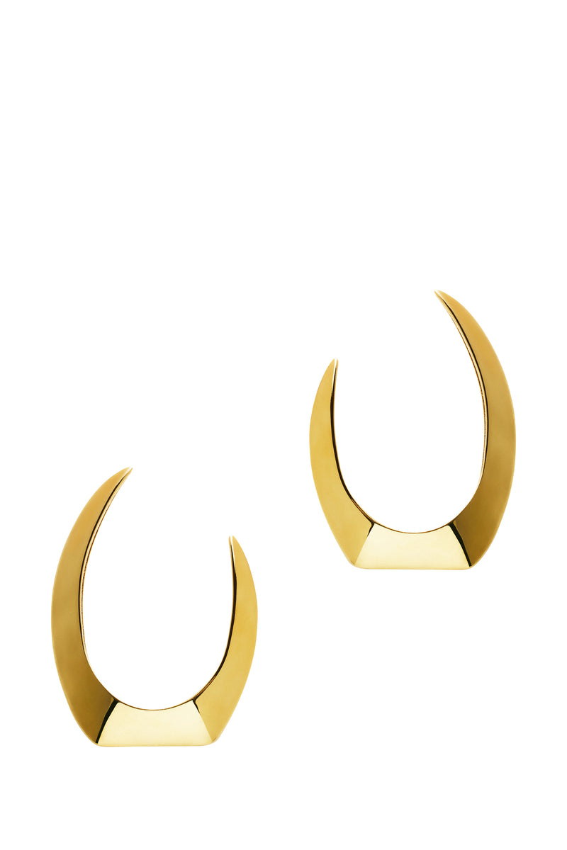 ECLIPSE GOLD PLATED LARGE EARINGS